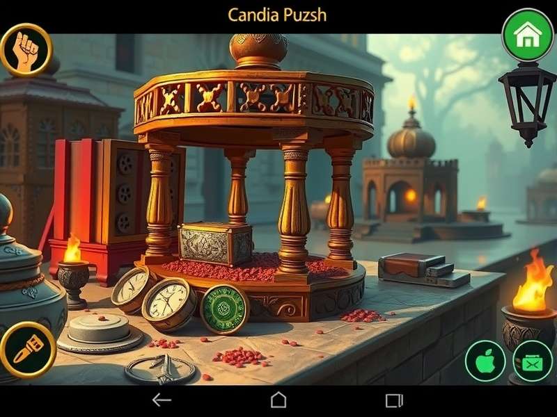 Surat Silver Stash game screenshot showing treasure hunting in historical India